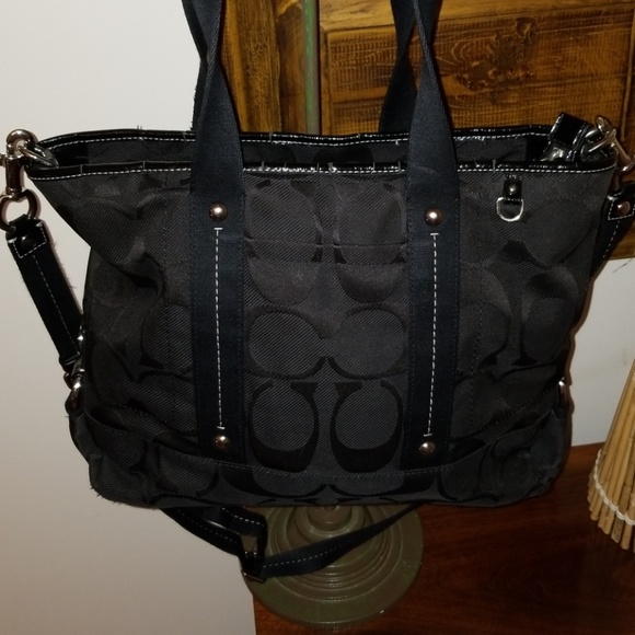 Coach Handbags - Coach, black bag with shoulder strap